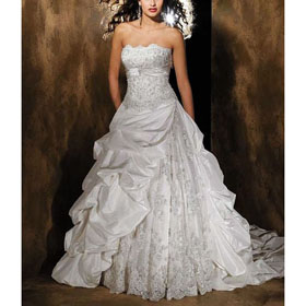 Free Shipping Plus Size Dress One-shoulder Ruched Embroidery Wedding Dress Cascading Ruffle Wedding Dress Stack-up Wedding Dress