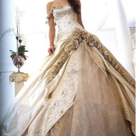 One Shoulder 2011-style New Sexy A-line/Mermaid Taffeta Wedding/Evening Dress Custom-made&Free Shipping Higher Quality