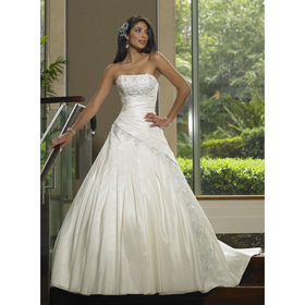 Free Shipping New Style Watteau Train Wedding Dresses