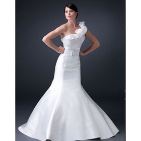 New Designer Free Shipping Bridal Watteau Train Wedding Dresses 2224