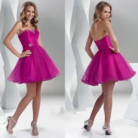 Above Knee Lace Up Sleeveless Tulle Chic & Modern Scalloped-Edge Homcoming Dress