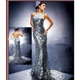 Free Shipping Hot Sale One Shoulder Shinning Evening Dress TBE2830 Mermaid Dress Wholesale