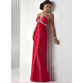 Sheath Stylish Sleeveless Sain Elegant Sweetheart Neckline Prom Dresses