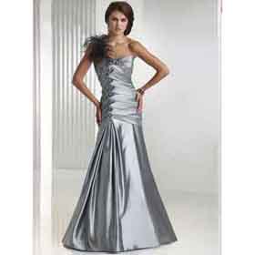 Prom/ Formal Gown/Floor-length Silver Flirt P1465 Mermaid Black Sweetheart Preferred Evening Dresses
