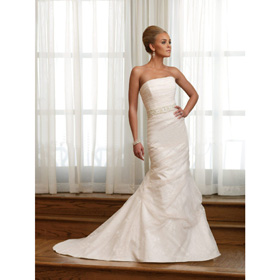 Free Shipping Hot Sale Bridal Watteau Train Wedding Dresses 1862