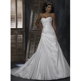 Sleeveless 2011 -style New Sexy A-line/Mermaid Chiffon Wedding/Evening Dress Custom-made&Free Shipping Higher Quality