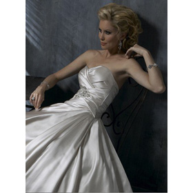 OL-0035 Freeshipping Gorgeous Bridal Watteau Train Wedding Dresses