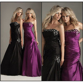 QNWY002 Wholesale !Free Shipping! Custom-made 2011 Sexy Bridal Evening Gowns / Formal Dresses Any Size Color/ Floor-Length