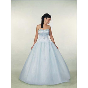Backless Style Watteau Train Princess Floor-Length Wedding Dresses