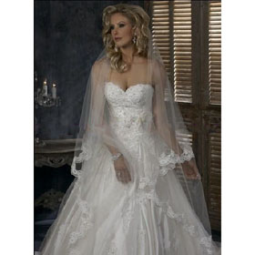 Free Shipping 2011 New Style Watteau Train Wedding Dresses
