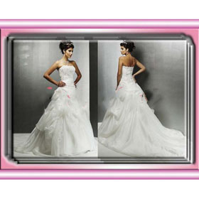 Sleeveless Bridal Trumpet Weeding Dress Strapless Halter Floor-Length Bridal Gown