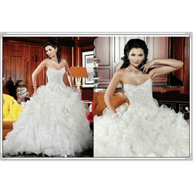 Hot Selling! Crystal Wedding Dress ME-005