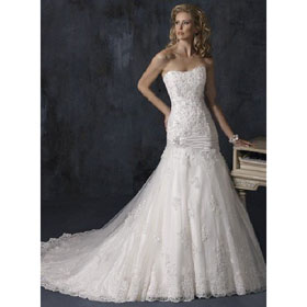 OL-0223 Freeshipping Trumpet /Mermaid Gorgeous Bridal Wedding Dress Wedding Gown