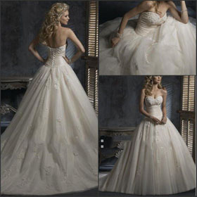 QNWY999A Wholesale !Free Shipping! Custom-made 2011 Sexy Bridal Evening Gowns / Formal Dresses Any Size Color/ Floor-Length