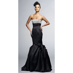2011 NEW STYLE Beaded Bust Strapless Dresses By Alyce Des Black Evening Dress Homecoming Dresses Celebrity Dresses