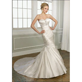 ML416 High Quality Mermaid Sweetheart Designer Bridal Wedding Dresses