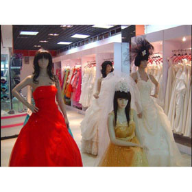 Floor-length Sleeveless Beading Satin Chic & Modern Chiffon Empire Wedding Dresses