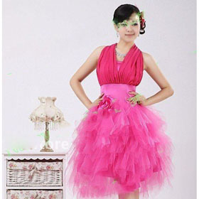 Free Shipping Yarn Party Dresses,Bridesmaid Wedding Dresses, Evening Dresses,party Dress,bra Dress,