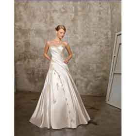 Wholesale - Cheap Wedding Dresses!white Chapel Train Sheath Wedding Dresses/bridal Gowns(Free Shipping!)