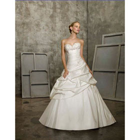 Wholesale - Cheap Wedding Dresses!white Chapel Train Sheath Wedding Dresses/bridal Gowns(Free Shipping!)