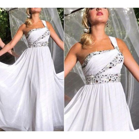 Landis. Weddingdress Bridal Dress .One-Shoulder Wedding Dresses#052