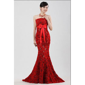 In-stock Items Wholesale Discount New Arrival Sexy Backless Long Evening Dress / Eveving Gown/ Party Dress /prom Dress