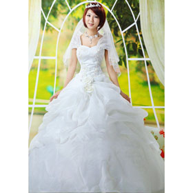 Wedding Dress/gown(Custom Made)/Stocks(S-XL);Ball Gown;Princess;Empire;Mermaid;Sheath;S-XL-Plus Size;Ruched& Embroidery