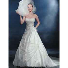 Trumpet Mermaid Backless Satin Material Floor-Length Wedding Dresses