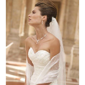Sleeveless White Appliqued & Tulle Luxury Wedding Dresses