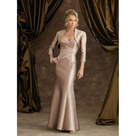 Elegant Color Shine Satin Sweetheart Neckline Style Prom Dress
