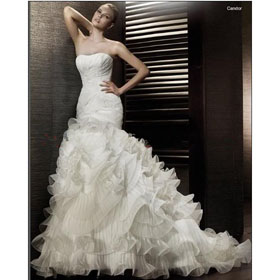 Mermaid Wedding Dress Cathedral Train