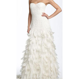 Brand New Arrival Sweet Fairy Floor-Length Chiffon Embroidered Princess Wedding Dresses