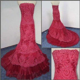 2011 Lovely Design Free Shipping High Quality Elgent Lace Mermaid Wedding Gown PP2398