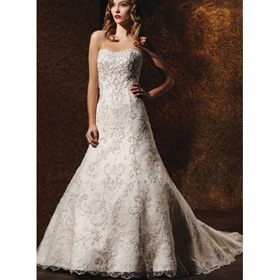 Free Shipping 2011 New Style Watteau Train Wedding Dresses