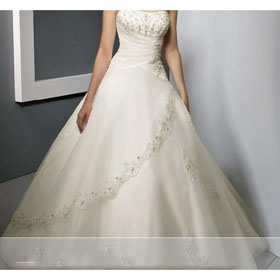 Free Shipping 2011 New Style Watteau Train Wedding Dresses