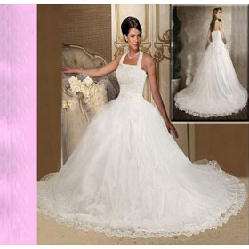 Halter A-line organza Sleeve Wedding Abaya Satin Formal Gown Appliqued Beaded Maternity Wedding Dresses