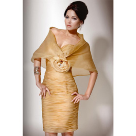 Off-the-shoulder Chiffon Draped Sweetheart Strapless Sheath Hourglass Zipper Prom Dresses