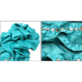Breathable Crystal One-Shoulder Sleeveless Ruffles Slim Homecoming Dresses