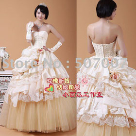 Pink Ankle-length With Zipper Luxury Wedding Dresses