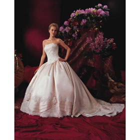 Lady's White Ivory Ball Gown Floor Length Prom Dress