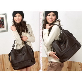 Female Leather Zipper PU Matetial Multi-colotr Messenger Bags