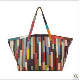 Colourful With Stripes Casual Shoulder Bag