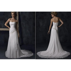Sexy Styles Quinceanera Zipper Sleeveless Wedding Dresses