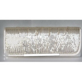 Dark Ivory Beading Bridal Lady's Party Clutch Evening Bags