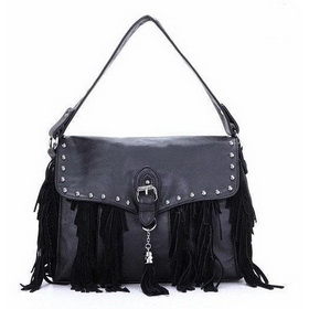 New Bohemian Style Leather Tassel PU Personality and Fashion Dual Function Bags