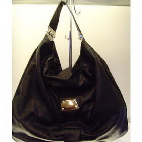 Women's Elegant Smooth Handfeel One Shoulder Black Messenger Bags