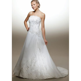 Styles Quinceanera Sleeveless Dropped Backless White Wedding Dresses