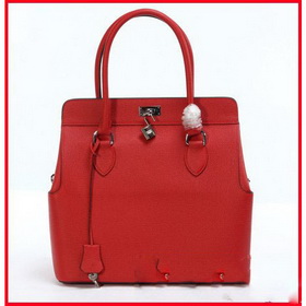 100% Cowhide Leather Classic Red Color Lady's Favourite Cross-Body Bags