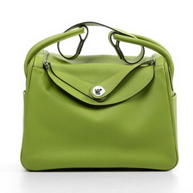 Unique Green Color Genuine Leather Lady's Elegant Cross-Body Bags