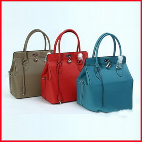 100% Cowhide Leather Totes Style Lady's Classic Cross-Body Bags